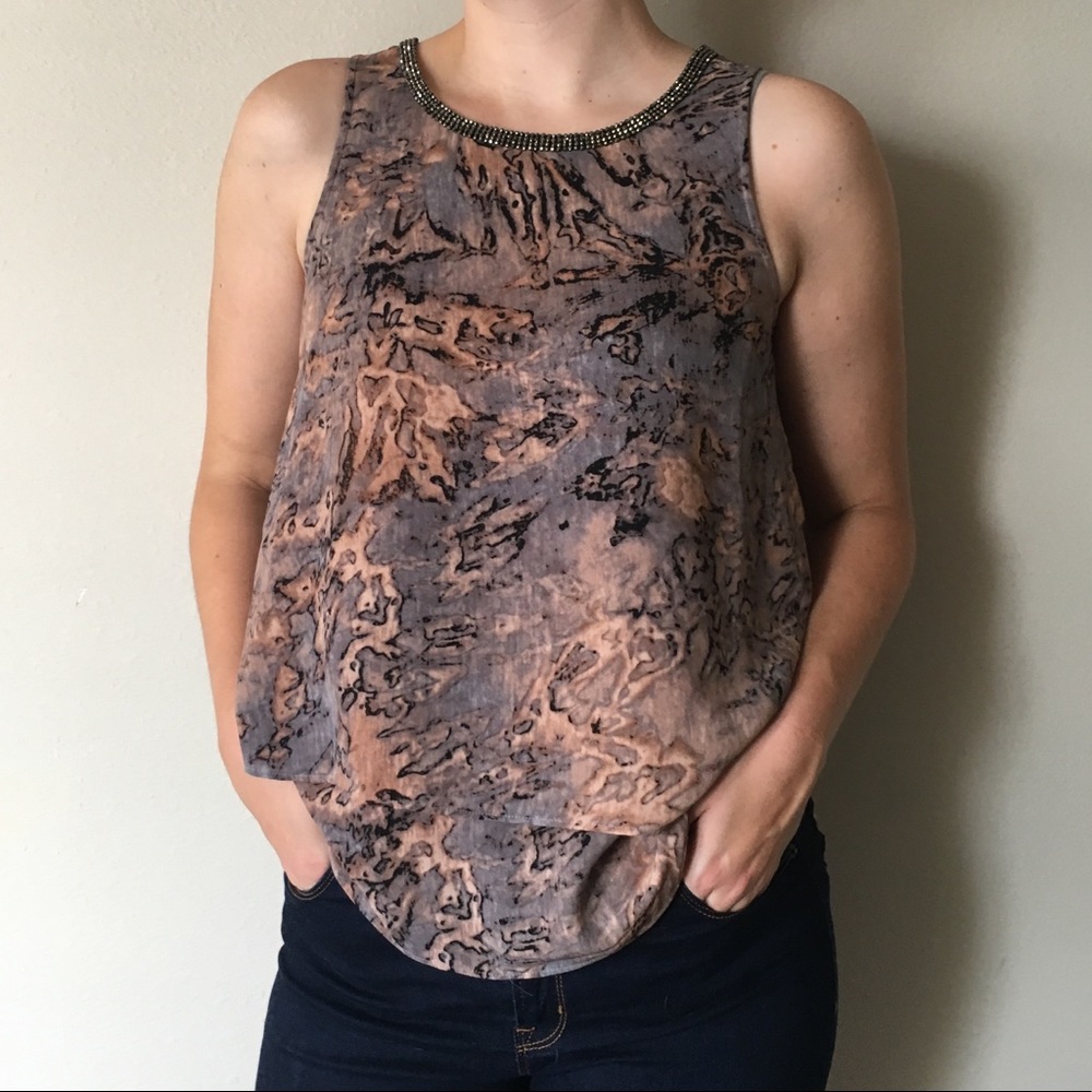Juicy Couture Embellished Scoop Neck Tank Size M